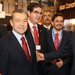 Imagen del Alcalde y el Concejal de Turismo del Ayuntamiento de Arona, Jos� Alberto Gonz�lez Rever�n y Francisco Jos� Ni�o, respectivamente, durante la celebraci�n de la Feria Internacional de Turismo de Madrid FITUR 2012. Enero 2012