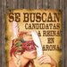 Cartel divulgativo del Casting a las candidatas a Reina del Carnaval Arona 2012.