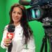 Imagen de la presentadora del programa de la Televisi�n Canaria "M�s Turismo"