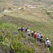 Descenso desde el monumento natural de Roque de Jama Descenso desde el monumento natural de Roque de Jama