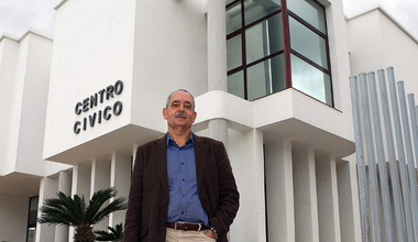 Imagen del concejal de Cultura del Ayuntamiento de Arona, Miguel Ángel Méndez. Mayo 2013