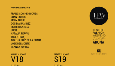 Programa Tenerife Fashion Week
