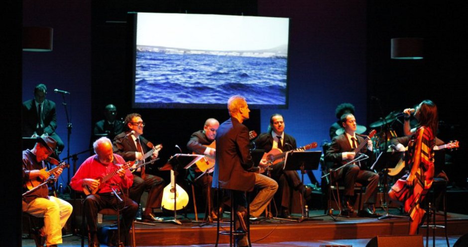Imagen del concierto de Olga Cerpa y Mestisay.