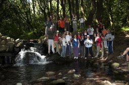 Imagen de la ruta de senderismo a La Gomera - 2010.