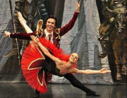 Imagen del Ballet de Mosc� con la obra Don Quijote.Fuente: Patronato Municipal de Cultura del Ayuntamiento de Arona.