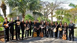 Agrupaci�n de Pulso y P�a de la Escuela Municipal de M�sica y Danza de Arona.