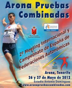 Imagen del cartel de Arona Pruebas Combinadas 2012.
