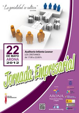 Imagen del cartel de la Jornada Empresarial 2012.