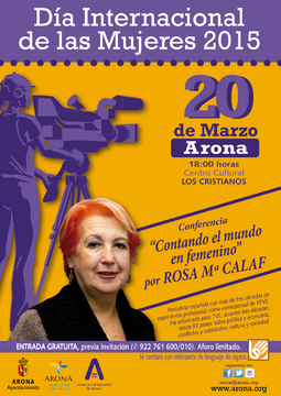 DIA INTERNACIONAL DE LA MUJER-2015 ROSA MARIA CALAF.