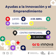 CANCELADO - Píldora formativa:  Ayudas a la innovación y el emprendimiento
