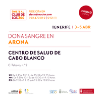Campaña de Hemodonación en Cabo Blanco