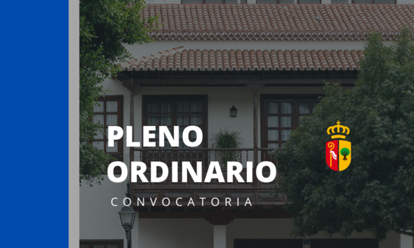  Convocatoria Ordinaria del Pleno el día 25 de septiembre de 2025