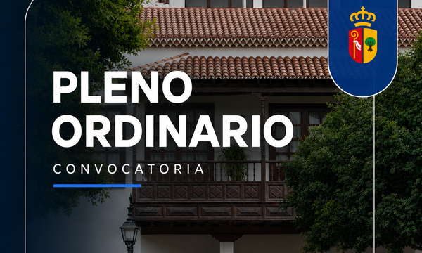 Convocatoria Ordinaria del Pleno el día 24 de septiembre de 2026